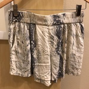 S.Y.L.K. High Waisted Silk Shorts
